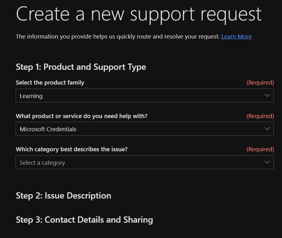 Merge MS Learn Personal Profiles - Microsoft Q&A
