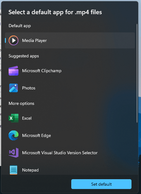 movies and tv is not an option when my pc ask me what app i want to ...
