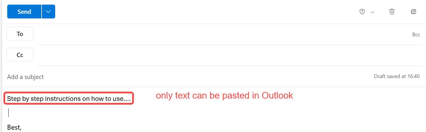 How can I paste an image from Word to New Outlook? - Microsoft Q&A