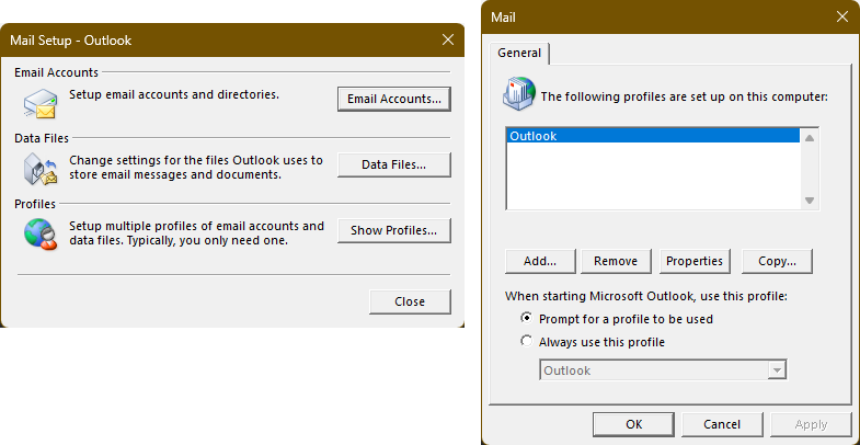 Good evening. I accidently created multiple profiles. In either Windows ...