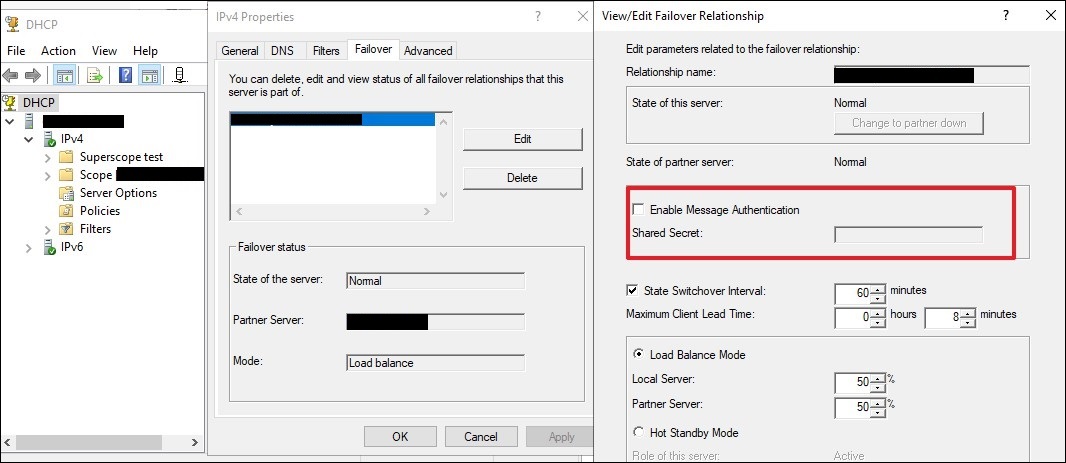 change-dhcp-failover-shared-secret-password-microsoft-q-a