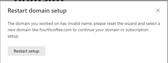 Unable to add any custom domain for Microsoft 365. - Microsoft Q&A