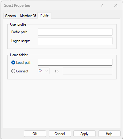 Guest account on Windows 11 Pro - Microsoft Q&A
