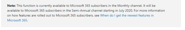 missing formula from Office 365 - Microsoft Q&A