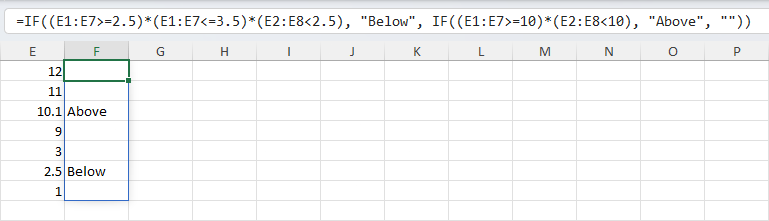 Excel formula with multiple condition - Microsoft Q&A