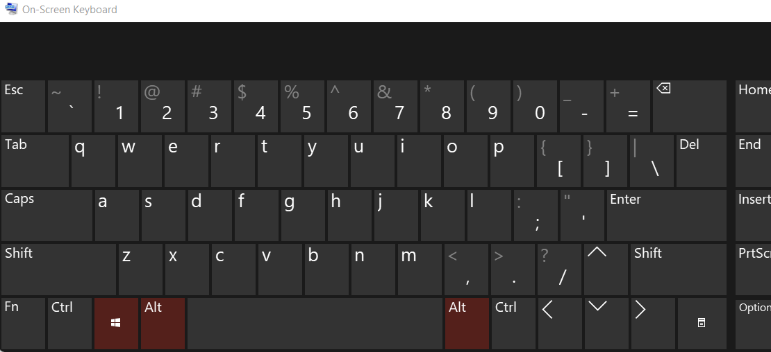 Windows and Alt-key shortcut functions not working - Microsoft Q&A