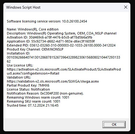 Windows lost activation status after latest update? (07.12.2024 ...
