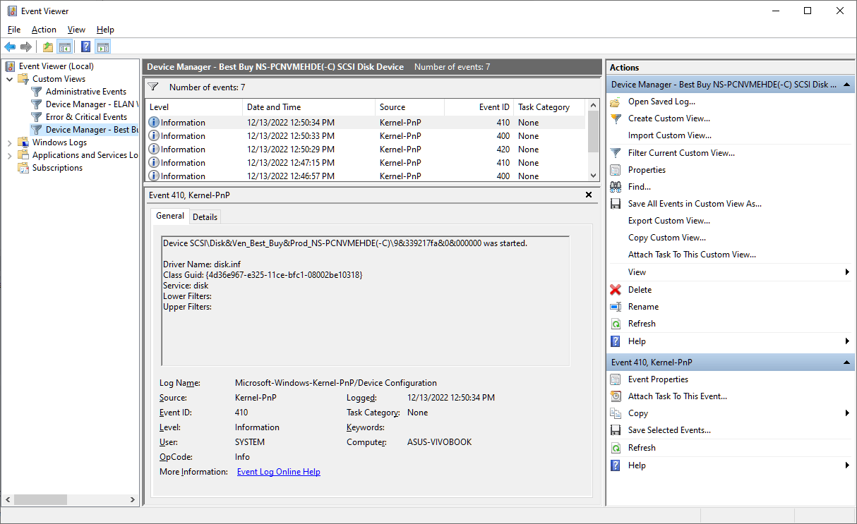 HAL ２タイトル Error Code 154 on new external SSD, while trying to 'online