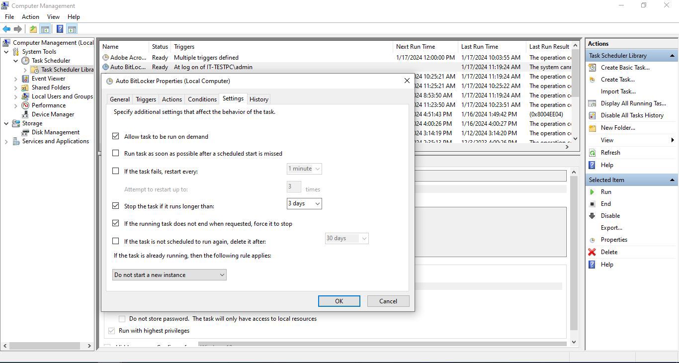 Create scheduled tasks that need to be performed automatically by any ...