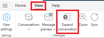 Automatically Expand Conversations in Outlook - Microsoft Q&A