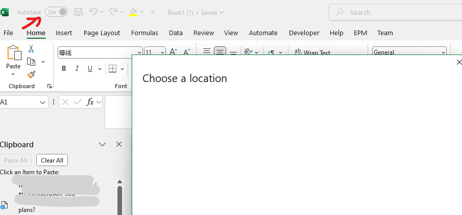 'Choose Location' Option Gone in QAT - Microsoft Q&A