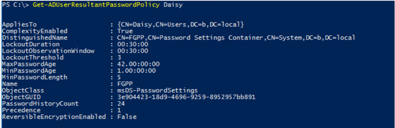 Fine Grain Password Policy not getting applied to users - Microsoft Q&A