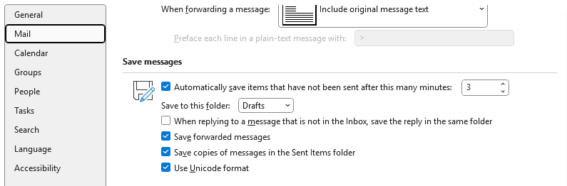 Email not in Sent Items when I create from Outlook Desktop and send it ...