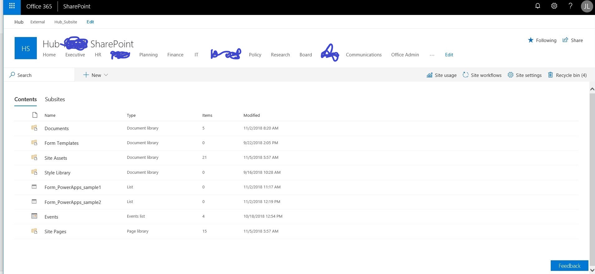 PowerApps Forms disappeared in SharePoint Site? - Microsoft Q&A