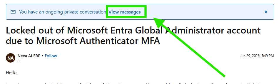 Locked out of Microsoft Entra Global Administrator account due to ...