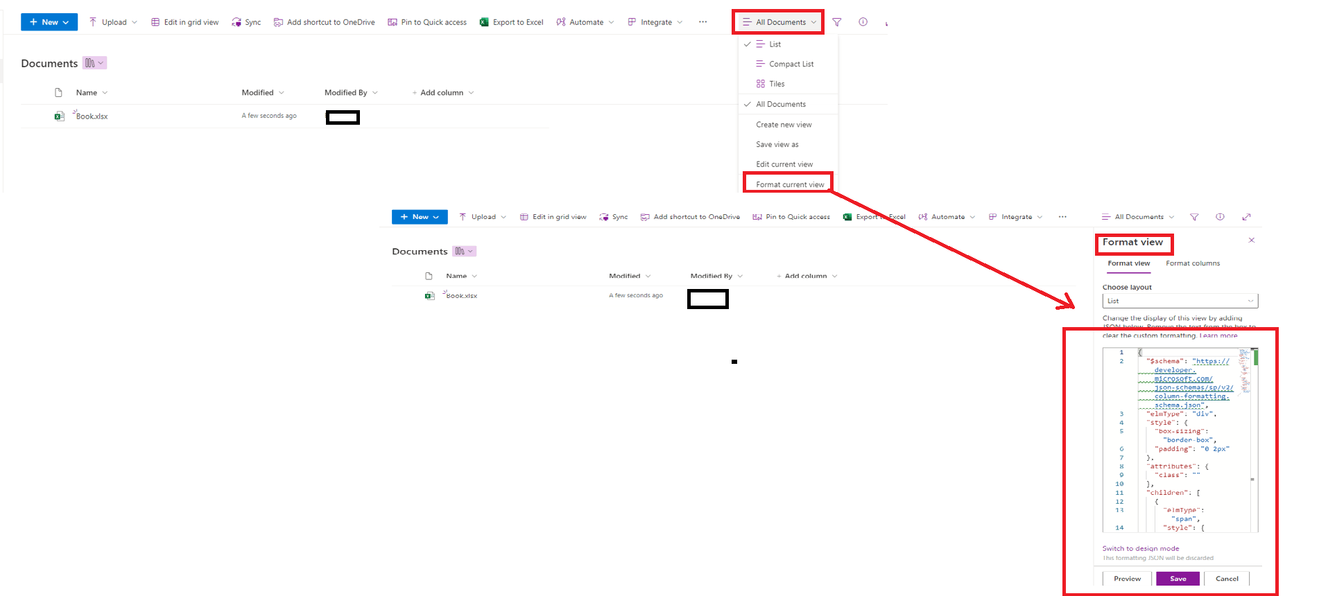 Document list Display Got Huge and unsure how to bring it back to ...
