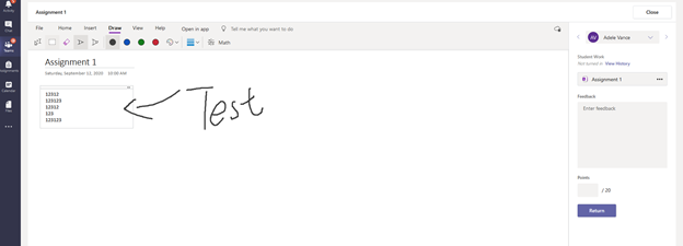 OneNote Grading Student Work - Microsoft Q&A