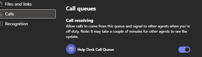 Call Queue Configuration Question - Microsoft Q&A