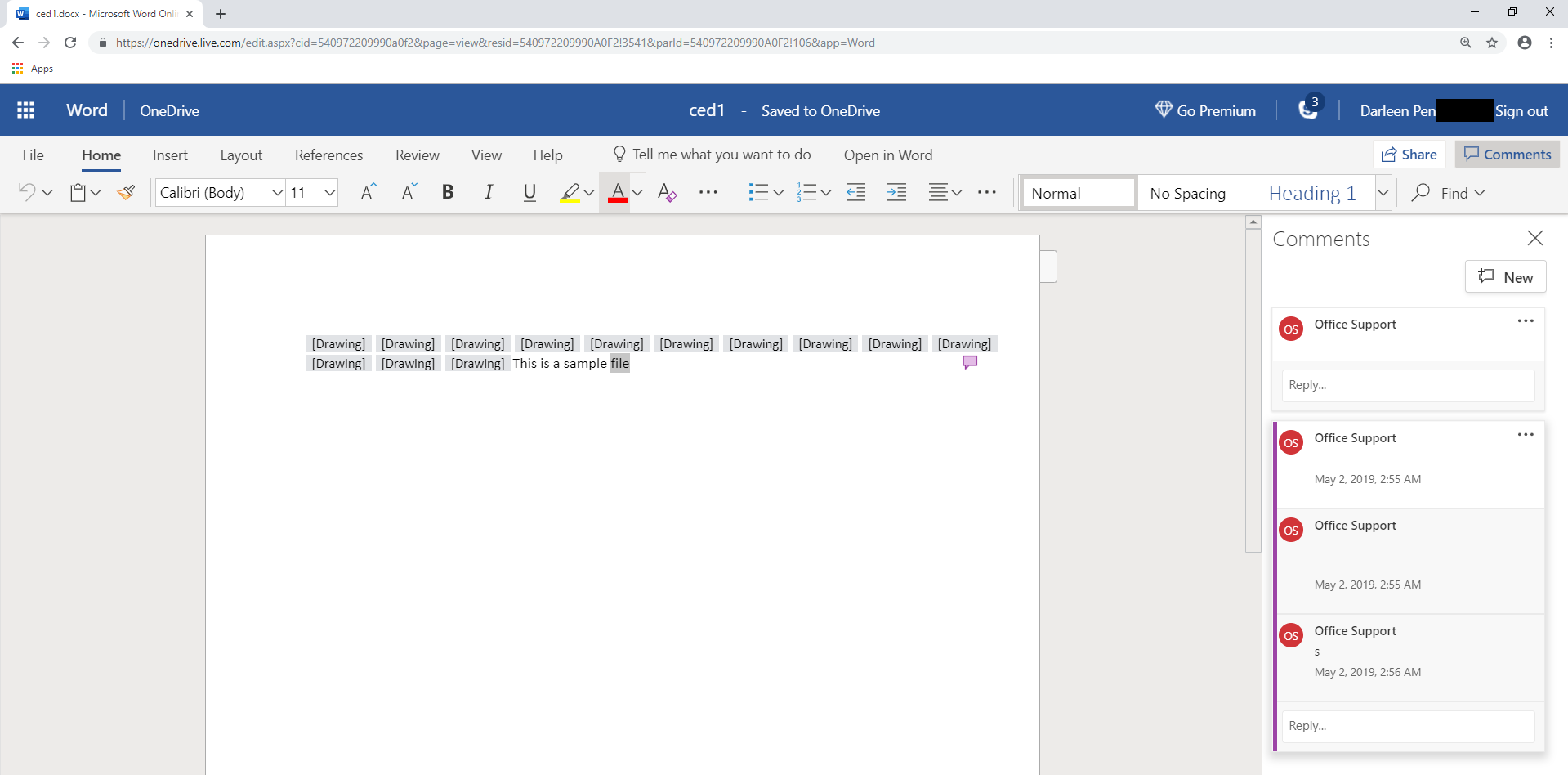 Microsoft Word Stylus Annotations not appearing on Word Online ...
