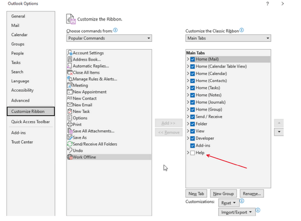 How to disable 