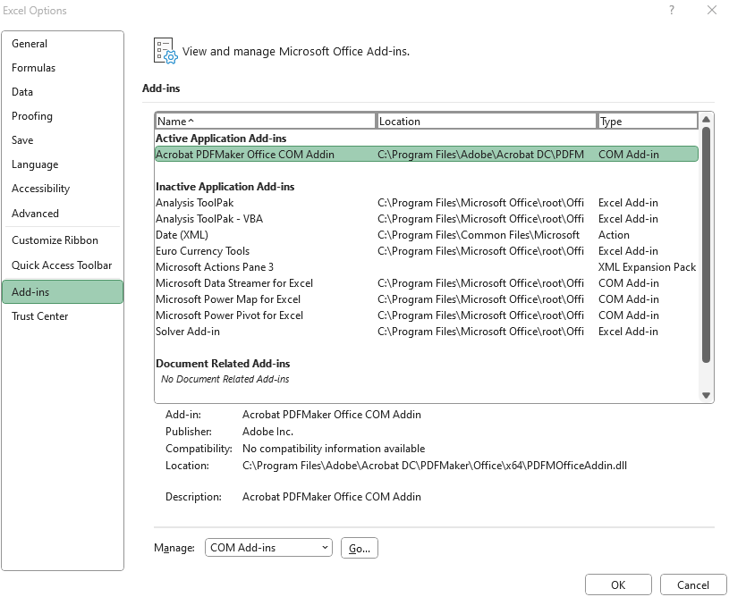 All excel cells are spilling into adjacent cells regardless of the ...