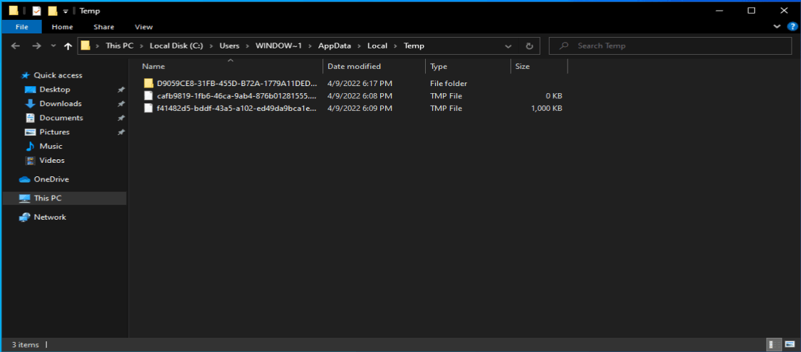 NLTmpMnt01 Folder in %appdata%\local\temp folder - Microsoft Q&A