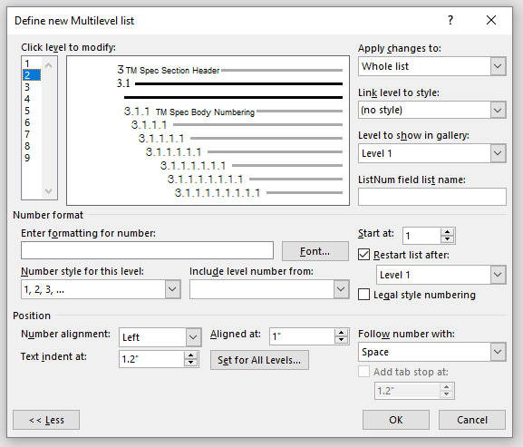 Numbering format randomly changes - Microsoft Q&A