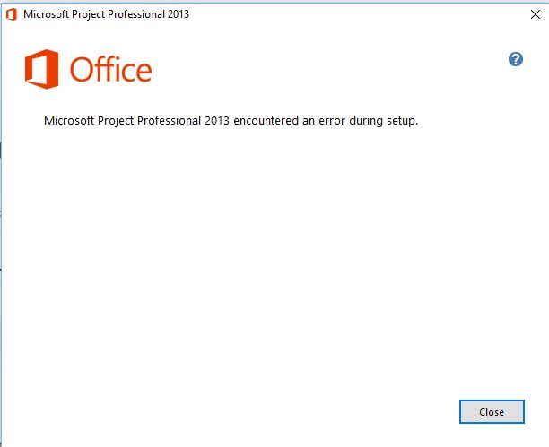 Cannot re-install Microsoft Project Pro 2013 after upgrading to Windows ...