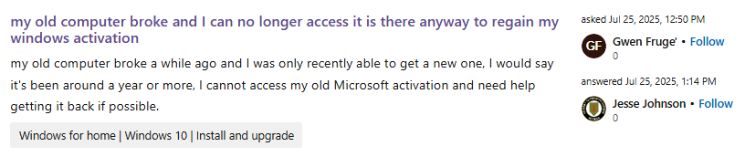 User's image