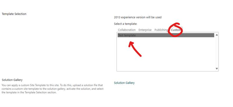 How to update a SharePoint site template - Microsoft Q&A