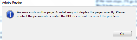 Error with acrobat reader 8 - Microsoft Q&A