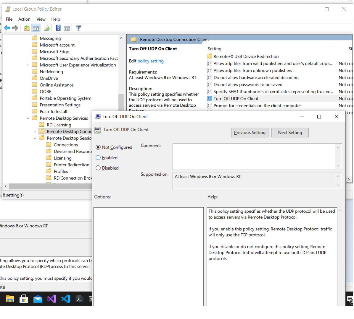 Erreur RDP l'administrateur système a limité les types de connexion que ...