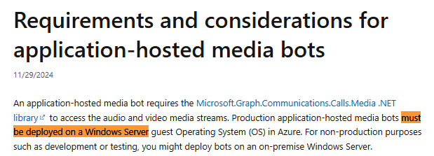 Development of MS-Teams compliance recording bot with .net core(5 ...