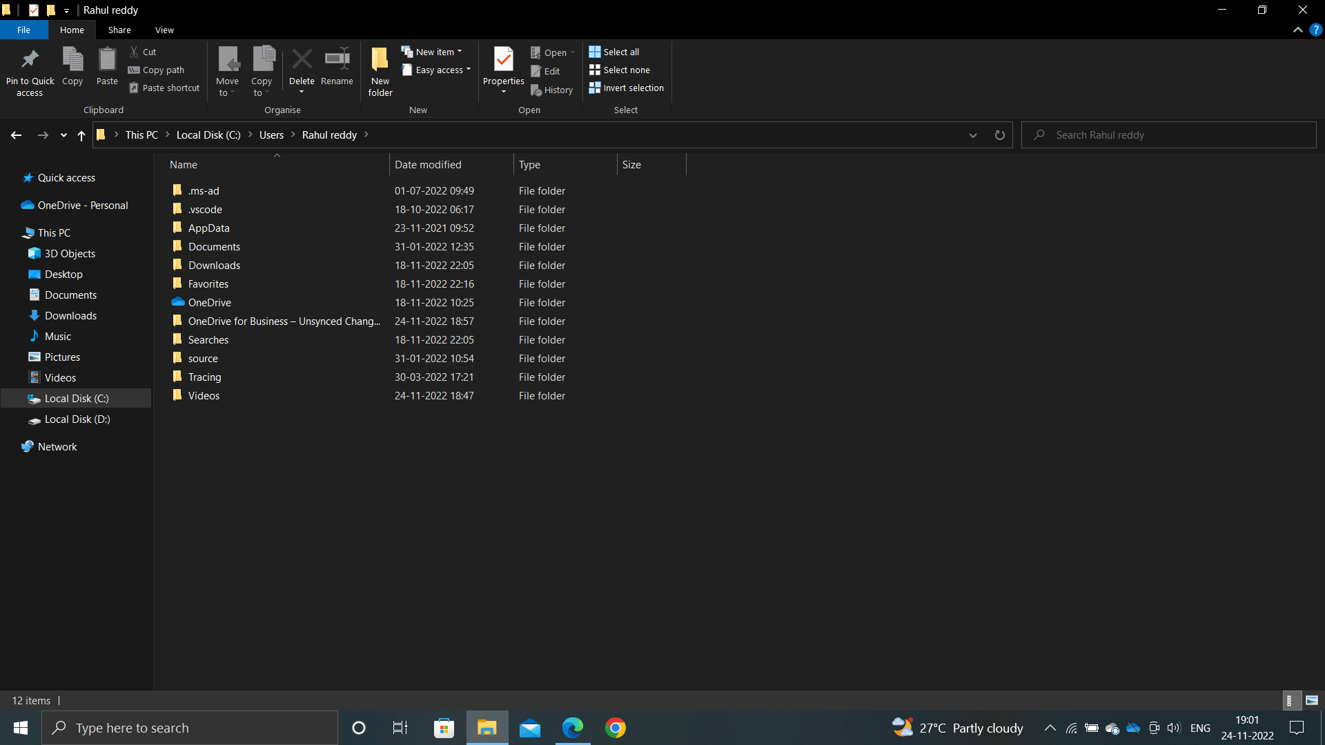 Tried to change C:\Users\User folder name to match account name which ...
