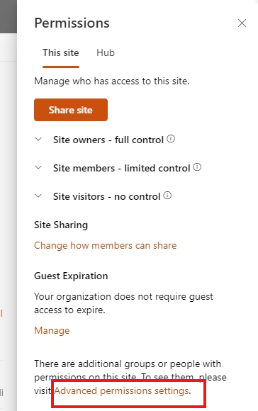 How to set 365 Security Groups within a Sharepoint Hub Site, sub-sites ...