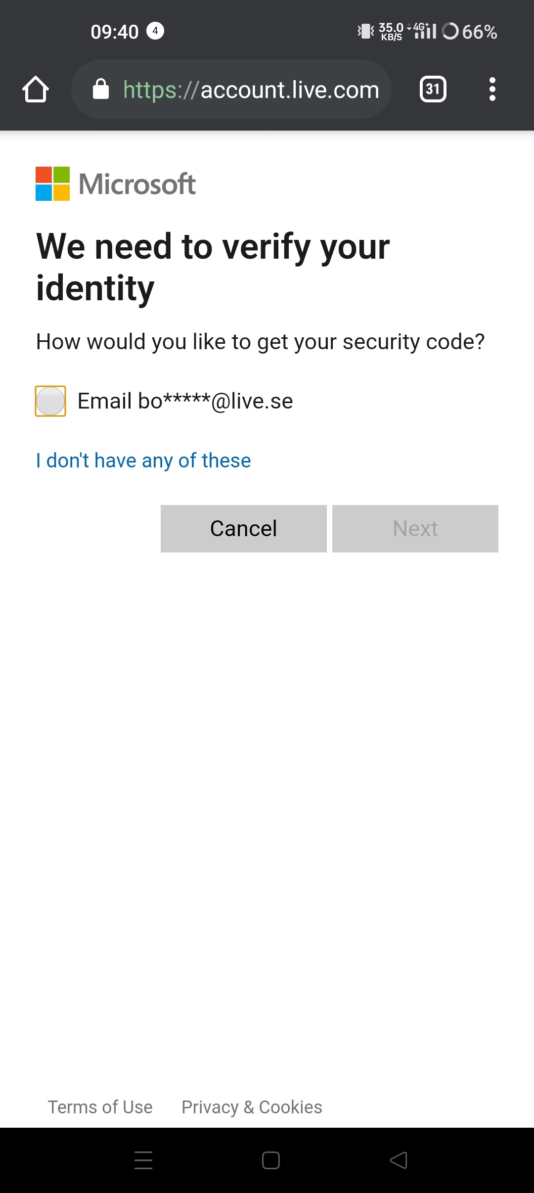 Main and recovery account recovery - Microsoft Q&A