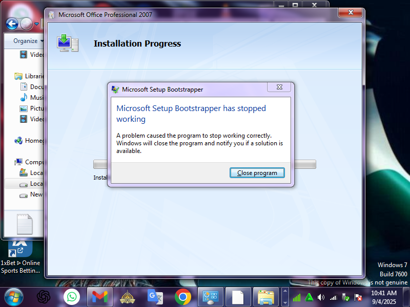 ms office not install in my computer - Microsoft Q&A