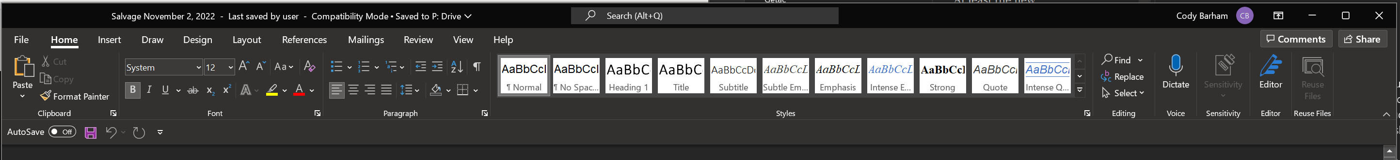 Quick Access Toolbar - Command Labels Gone, No Way To Enable Them ...