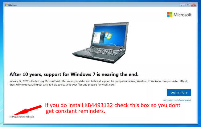 Window 7 Computer will not install updates after November 2019 ...
