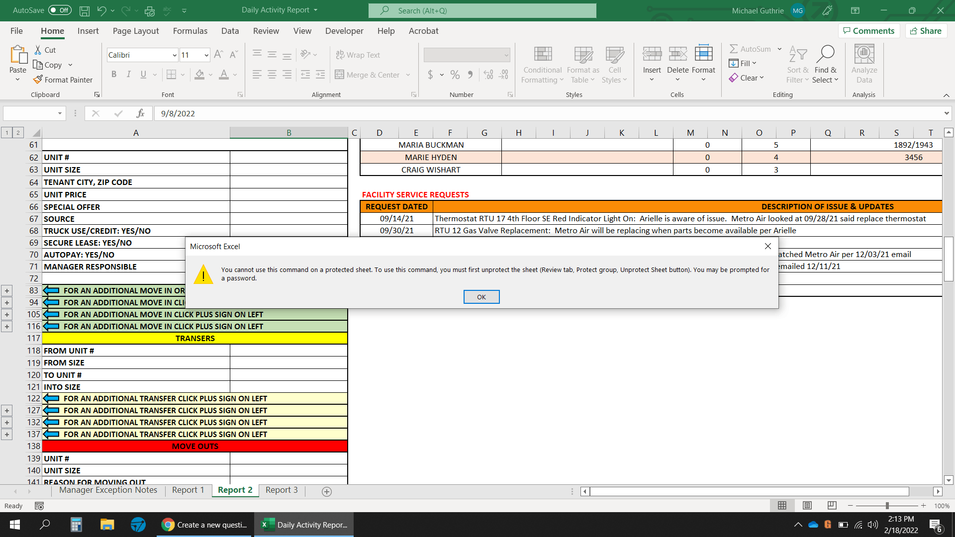 Macro Only Working For One Sheet In File - Microsoft Q&A