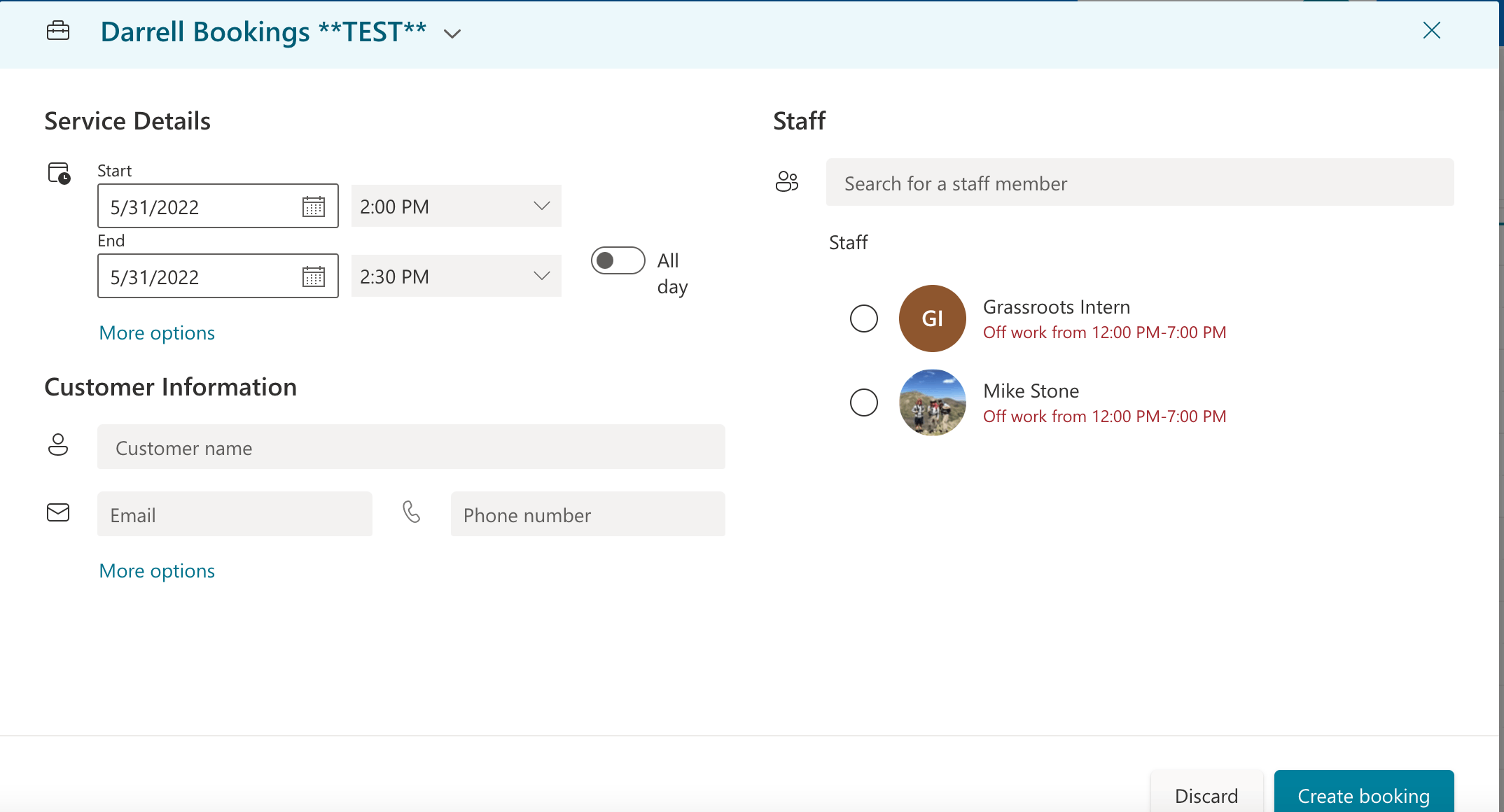 Bookings Showing Incorrect availability time - Microsoft Q&A