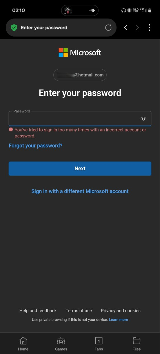 Reseted password don't work - Microsoft Q&A