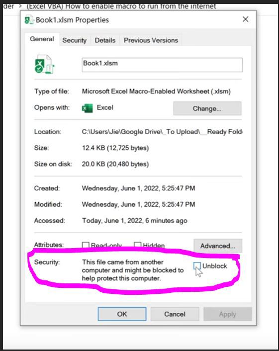 Excel File Example from the Web