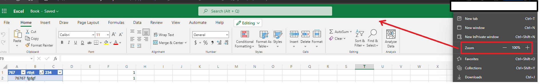 Huge excel ribbon when opening docs from one drive - Microsoft Q&A
