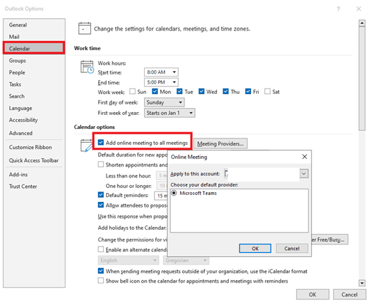 Why is outlook automatically making calendar invite teams even when I ...