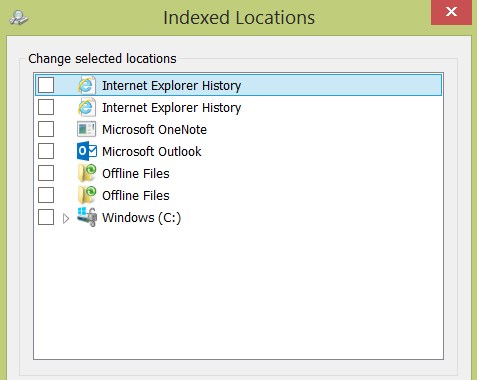 Indexing Options - some folders are displayed twice - Microsoft Q&A