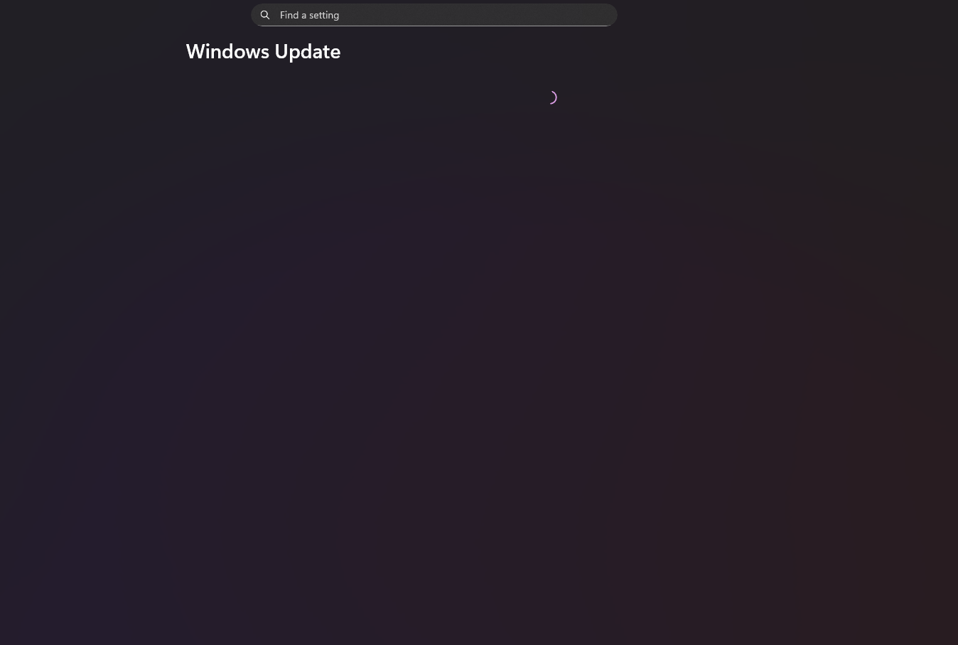 I cannot update my windows 11 and when I go to settings and windows ...