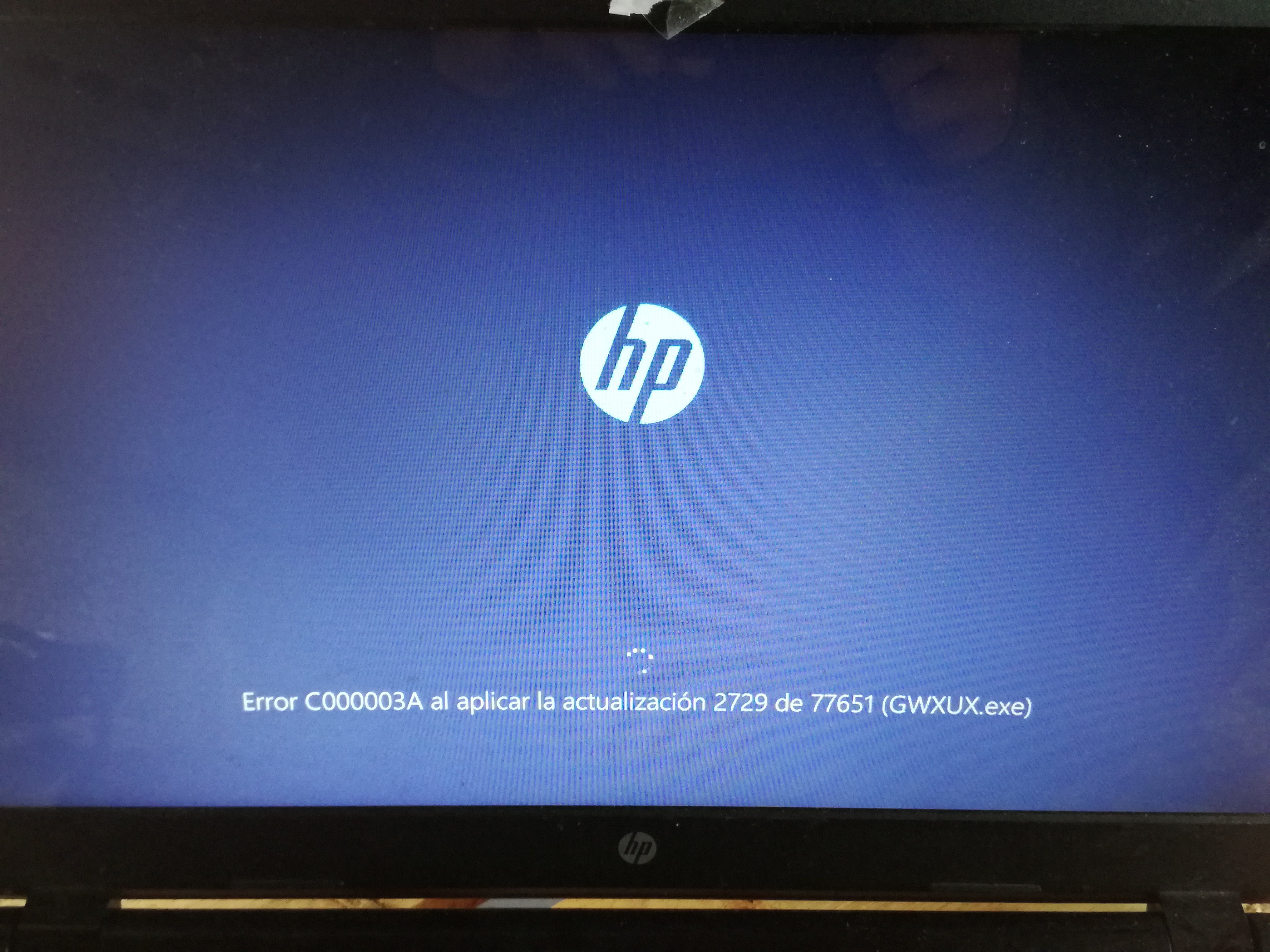 Windows 8.1 * Error C000003A al aplicar la actualización 2729 de