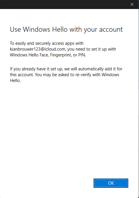 i cant log into the microsoft store or anything related to it ...