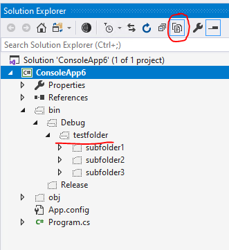 Visual Studio 2019: use folder structure as filter - Microsoft Q&A